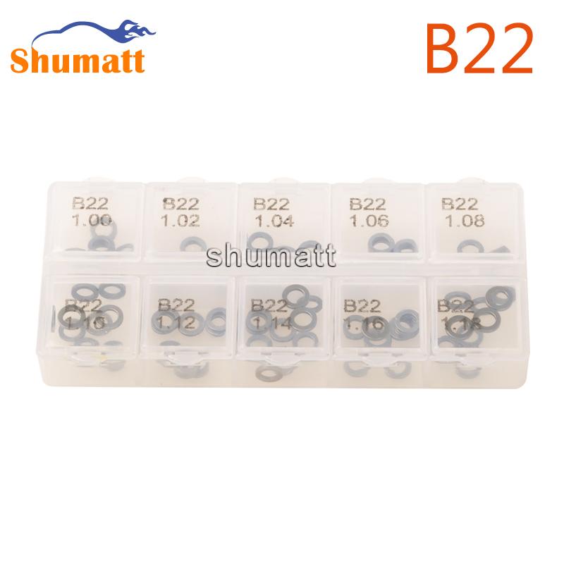 Common Rail Injector Repair Adjustment Gasket B22 (100 pieces)