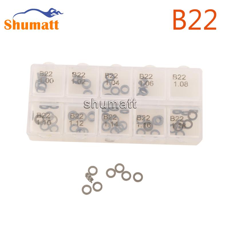 Common Rail Injector Repair Adjustment Gasket B22 (100 pieces)
